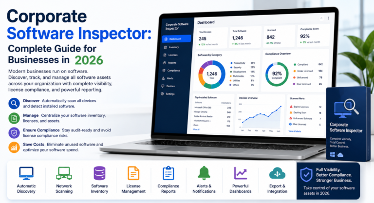 Corporate software inspector